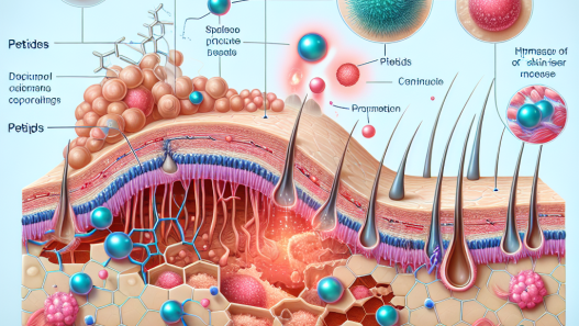 Contribution des peptides à la régénération tissulaire après des microtraumatismes cutanés