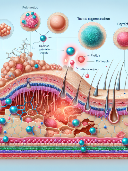 Contribution des peptides à la régénération tissulaire après des microtraumatismes cutanés