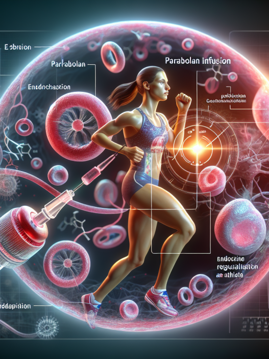 Perfusion de Parabolan sur la régulation endocrinienne chez l'athlète