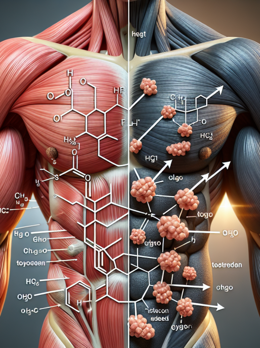 Undécanoate de testostérone et son effet sur le glycogène musculaire