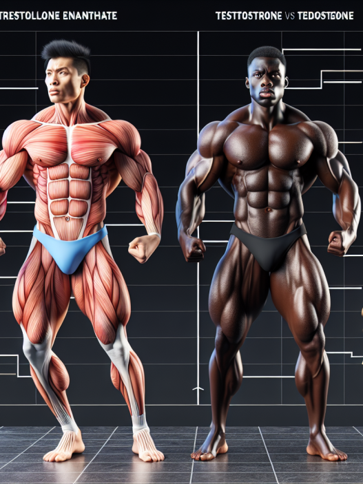 Comparaison de l'énanthate de tréstolone avec la testostérone : efficacité en musculation