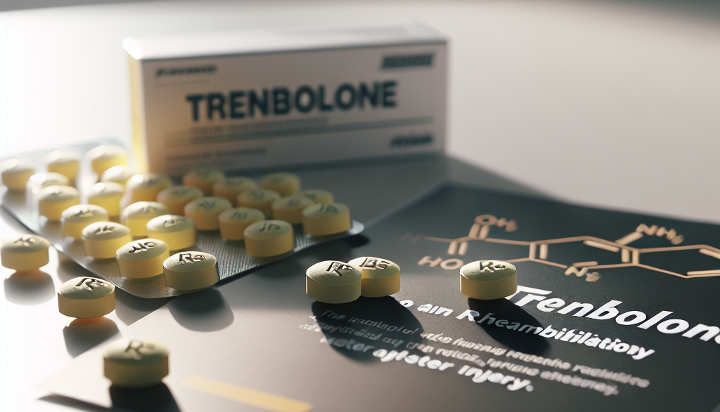 Comprimés de trenbolone en rééducation après une blessure