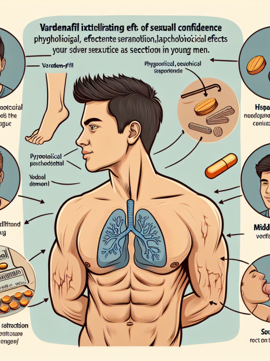 Le vardénafil et l'impact sur la confiance sexuelle chez les jeunes hommes