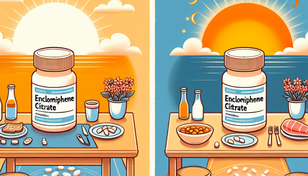 Particularités de la prise de citrate d'enclomifène le matin ou le soir