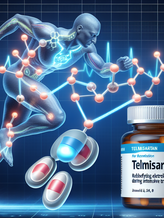 Utilisation du telmisartan pour la correction de l'équilibre électrolytique lors d'un entraînement intensif
