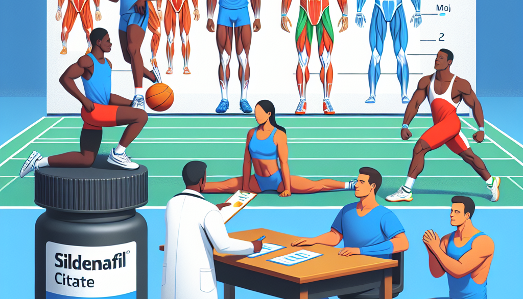 Citrate de sildénafil et réduction des spasmes musculaires chez les sportifs