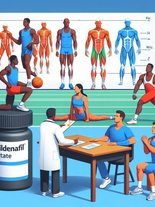 Citrate de sildénafil et réduction des spasmes musculaires chez les sportifs