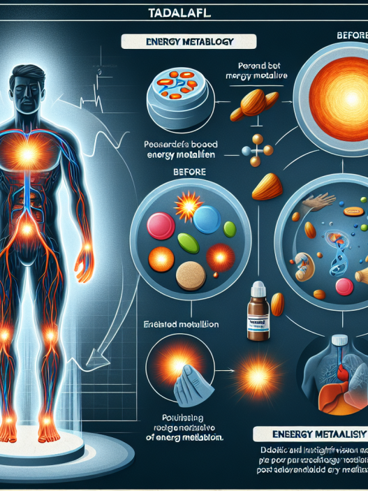 Tadalafil et son effet sur l'augmentation du métabolisme énergétique